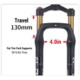 thumbnail image 4 of 20/26 Inch Suspension Fork Snow Beach Bike Fat Tire Bicycle, 4 of 8