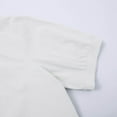 thumbnail image 6 of Womens Tops Summer Thin Breathable Cotton And Linen Shirt Loose Large Size Thin Lapel Short Sleeved Blouse Flax Material Suitable for Casual Daily Wear Party School Sport Gym M Shirts for Women, 6 of 8