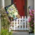 thumbnail image 4 of Spring White Daisies Purple Flower Garden Yard Flag 28 x 40 Inch, Double Sided Outdoor Decorative Welcome flags Banners for Home House Lawn Patio, 4 of 5