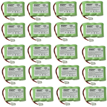 HQRP 20-Pack Phone Battery for V-Tech 89-1338-00 89-1338-00-00 BT-17333 BT-27333 CS2111 CS2111-11 CS5111 CS5111-2 CS5121 Cordless Telephone