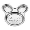 thumbnail image 1 of PEONAVET Dining Tray Stainless Steel Children's Divided Dining Tray Baby Tableware Eating Home Cute Divided Dining Tray, 1 of 3