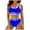 A1#-BU2, variant on Women Bikini Set Sleeveless Camis Top Two Piece Set Swimwear Split Bathing Suit Mint Green,L
