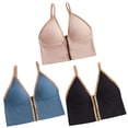 thumbnail image 2 of Tops Cortos Con Cremallera Frontal, Camisola Sexy Para Mujer, Sujetador Superior, Ropa Interior Sin Espalda, Camisola Sexy Sin Mangas Para Mujer Kearding OD015358-01, 2 of 6