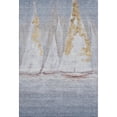 thumbnail image 2 of Addison Rugs Mayfield Premium Machine Washable Transitional Coastal Blue Rectangle Rug, 3' X 5' Machine Washable Transitional Coastal Blue Oversized Sherpa Throw Blanket, 2 of 6