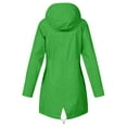Aoujea Raincoats for Women with Hood Women Solid Color Rain Jacket