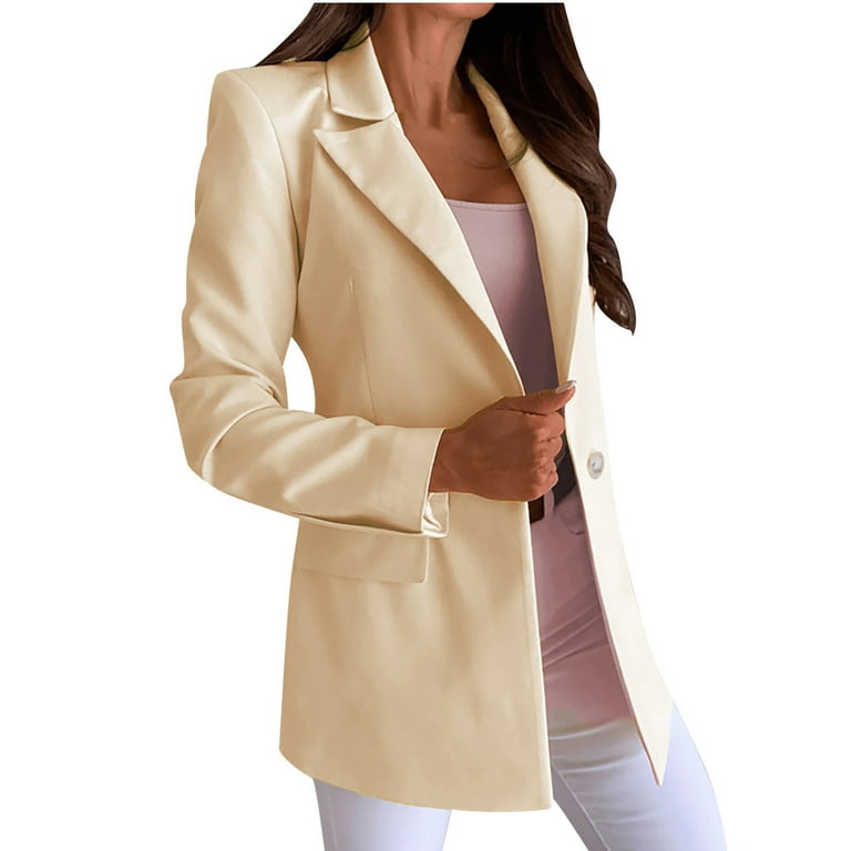 スーツ O BIANI Women Jackets Aboser Khaki Blazers for Women Business Casual Workwear
