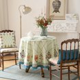 thumbnail image 3 of Mantel ISAENNE Designer de lino con estampado floral, 170 cm, color verde claro, 3 of 8