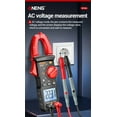 thumbnail image 5 of Intelligent digital clamp meter, high-precision multimeter, 400A AC/DC clamp meter, digital display, backlit clamp meter., 5 of 16