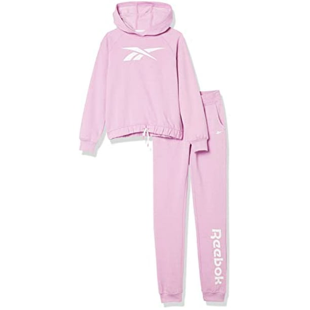 Reebok Baby Pink Velour Sweatsuit Size 12M