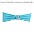 thumbnail image 3 of Spandex Chair Sashes Bows 10PCS Stretch Chair Cover Band with Buckle Slider Universal Elastic Chair Ties for Wedding Party Easter Ceremony Reception Banquet Decoration, 3 of 5