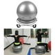 thumbnail image 4 of Silla de pelota de ejercicios para yoga, fitness, entrenamiento, base de estabilidad para gimnasio en casa y oficina gris, 4 of 9