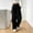 Black, variant on Womens Wide Straight Leg Work Pants Casual Slacks Business Office Trousers Button Dress Pants M