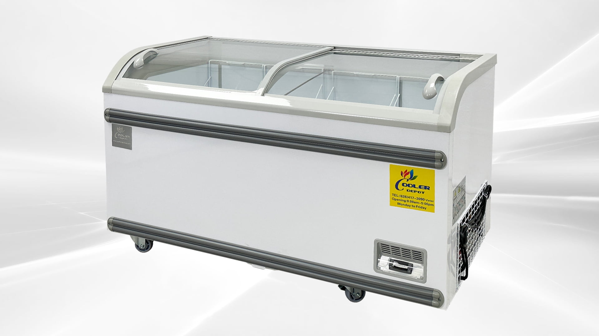 Cooler Depot 56 In. Supermarket Grocery Freezer Commercial Chest Freezer WD-500Y, NSF Certified