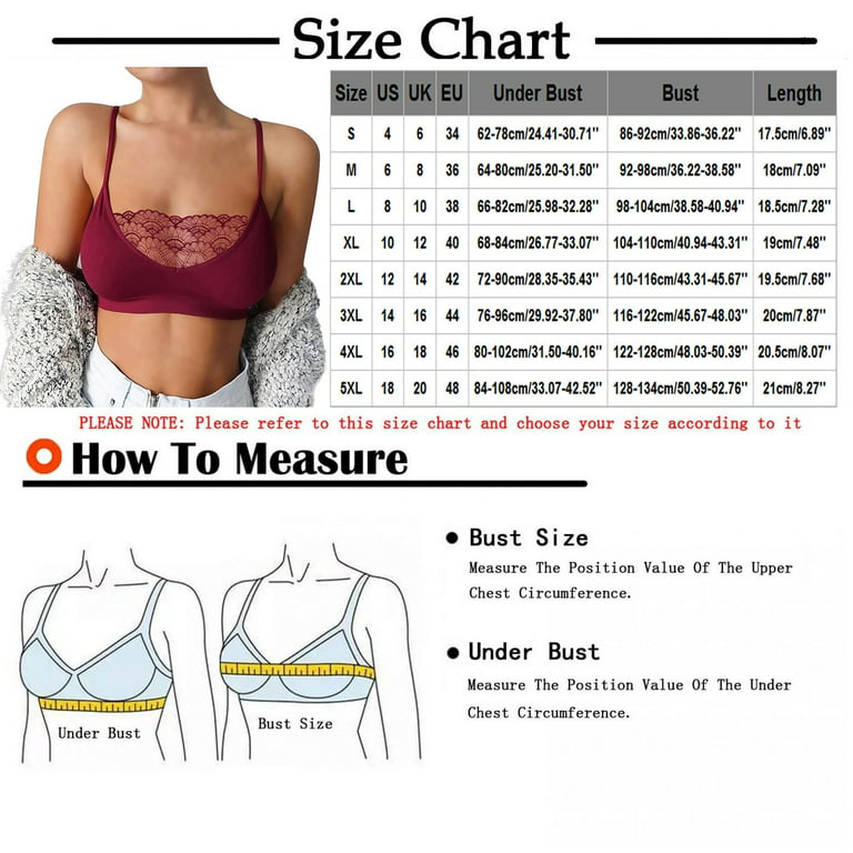 Womens Lace Pur Gentle Comfort Spaghetti Strap Bra High Support