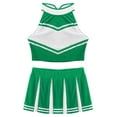 thumbnail image 3 of iEFiEL Women's School Uniform Costume Outfit Crop Top with Mini Pleated Skirt, 3 of 5