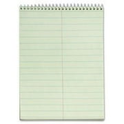 Green Tint Steno Books 70 Sheets, Green - 1 Dozen