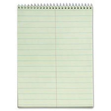 Green Tint Steno Books 70 Sheets, Green - 1 Dozen