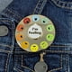 thumbnail image 2 of Broche estético de aleación, lindo broche de solapa deslizable, decoración de ropa (C), 2 of 4