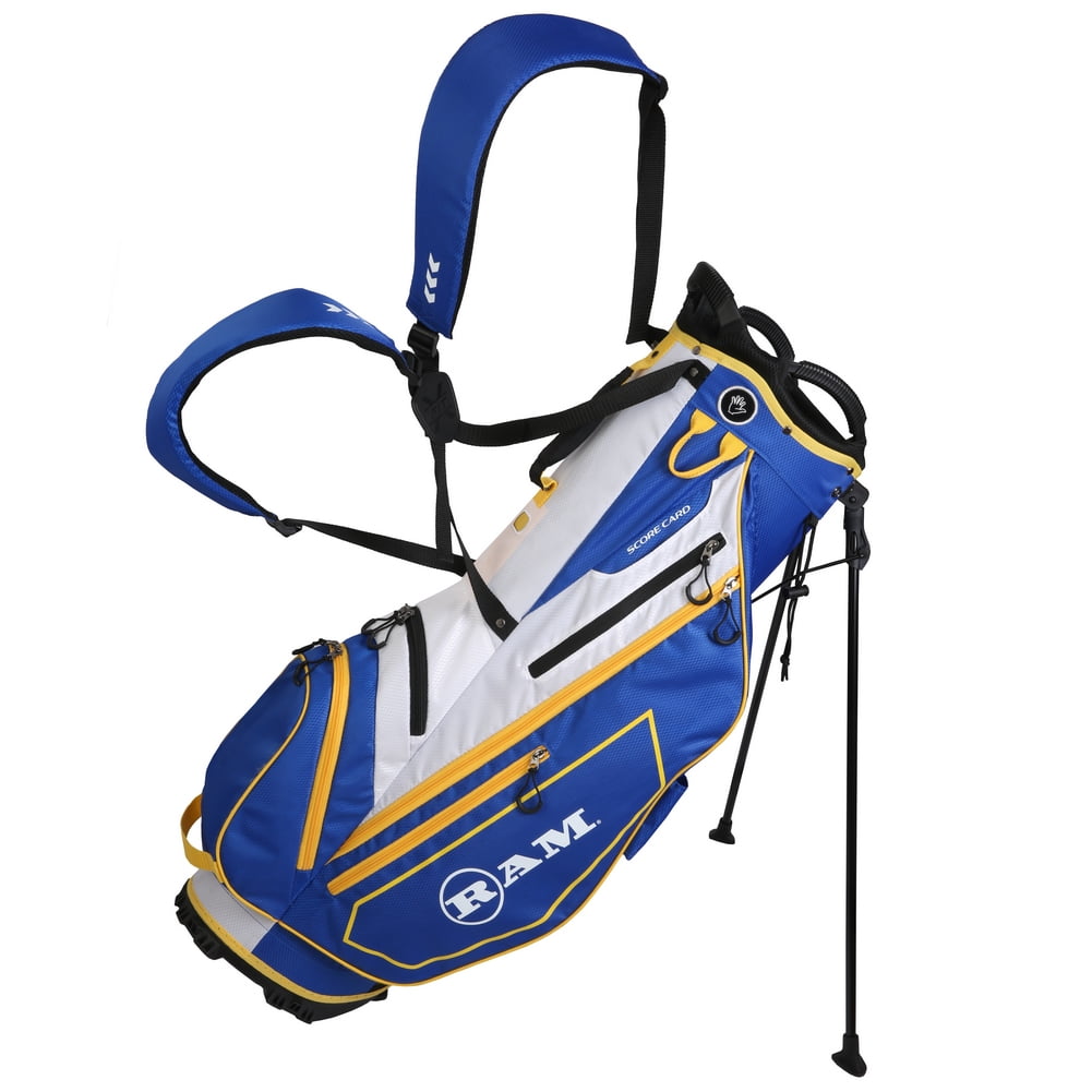 Ram Golf Golf Stand Carry Bag, Blue/White Walmart.com
