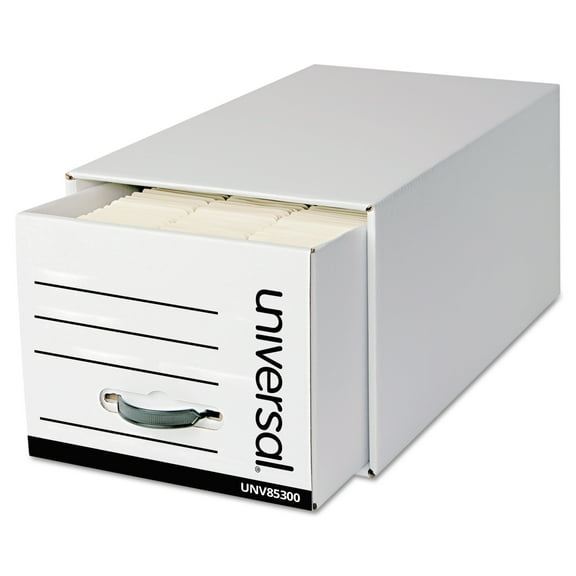 Universal Heavy-Duty File Cabinets with Reinforced Frame, White