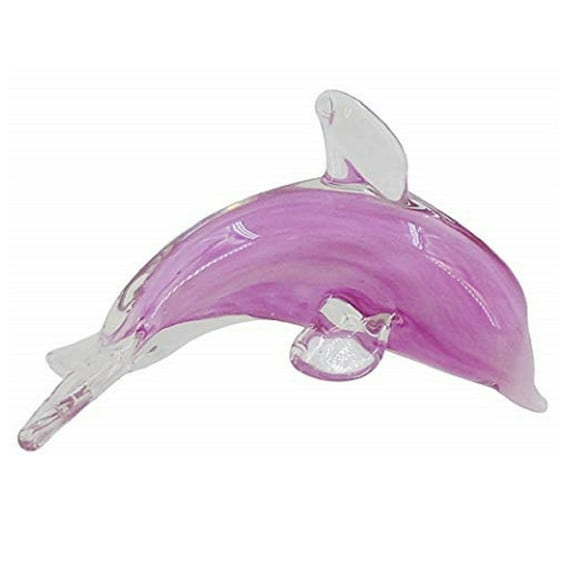Chesapeake Bay 68584 Glass Pink Dolphin 4.25 Inches