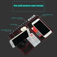 thumbnail image 4 of Car Phone Holder Silicone Pad Dash Mat For Vehicle Dashboard, 3D Digital Temporary Parking Card & Adjustable Phone Cradle, Silicone Non-Slip Mat For Phone Gps And Small Gadgets, 4 of 7