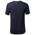 thumbnail image 2 of FashionOutfit Men's Basic Solid Various Color Crew Neck Short Sleeves Tee, 2 of 3