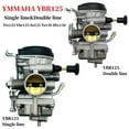 thumbnail image 5 of Suitable for Carburador de motocicleta JINGKE YBR125 de línea simple y doble for Yamaha TW200 2001-2017, 200 Trailway, todoterreno de rally YJM125, 5 of 5
