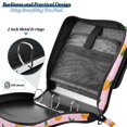 thumbnail image 4 of FORMRS Zipper Binder with Shoulder Strap 2-inch Ring 500 Sheet Capacity File Bag, Cartoon Oranges, 4 of 5