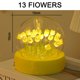 thumbnail image 3 of Luz de noche de tulipán DIY, decoración de muebles hecha a mano, simulación de flores, dormitorio, lámpara de mesa para dormir, regalo para parejas y amigos, 3 of 6