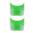 thumbnail image 1 of EeaseCA 2 PCS LED Front Light Silicone Bike Rear Light Tail Lamp Waterproof Cycling Flash Safety Light MTB Accessories (Green), 1 of 7