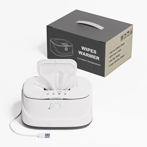 MaiRkang USB Baby Wipe Warmer with Automatic Shut-Off, White (1 Pack)
