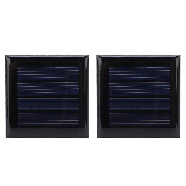 2pcs 2V 210mA Micro Solar Panels Mini Solar Cells DIY Electric Toy Materials Photovoltaic Cells Charger 40x40mm/1.6x1.6in