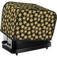 thumbnail image 1 of Toaster Cover 4 Slice Vintage Groovy Flowers Dustproof Bread Maker Cover Fingerprint Bakeware Protection Wide Slot Toaster Bag Reusable Kitchen Small Appliance Cover TC278, 1 of 5