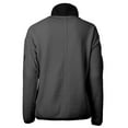 thumbnail image 3 of Women's Cutter & Buck Charcoal Tampa Bay Buccaneers Helmet Cascade Eco Sherpa Fleece Full-Zip Jacket, 3 of 3