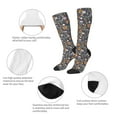 thumbnail image 5 of Fotbe Wildflowers print Women's Men's Novelty Crew Socks Cotton Socks Knee High Socks for Walking,Running,Nurses,Pregnancy, 5 of 8
