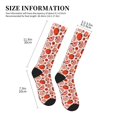 thumbnail image 4 of Sikiie Hand Drawn Tomatoes 1 Pairs Compression Socks for Men and Women 15-20 mmHg Running Support Socks, 4 of 7