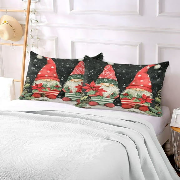Pillow Case Plush Pillow Chrismas Dwarf Case standard size/King size/Queen size Bed Pillow Pillowcases