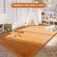 thumbnail image 7 of Pentantan Shag Area Rugs, 8ft x 10ft Soft Fluffy Indoor Carpet for Living Room Bedroom Decor, Light Brown, 7 of 7