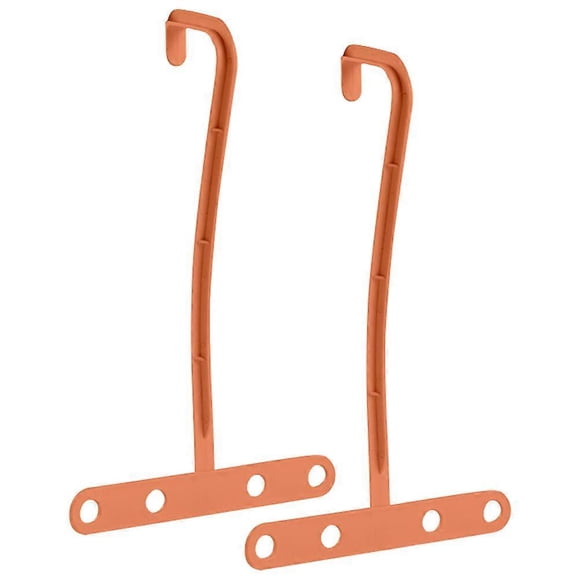 Clothes Hangers Portable Travel Friendly Quick Drying Non Drilling Installation Orange 33 00X20 00X9 00Cm 2Pcs