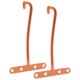 thumbnail image 1 of Clothes Hangers Portable Travel Friendly Quick Drying Non Drilling Installation Orange 33 00X20 00X9 00Cm 2Pcs, 1 of 4