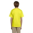 thumbnail image 2 of The Fruit of the Loom Youth HD Cotton T-Shirt - NEON YELLOW - S, 2 of 2