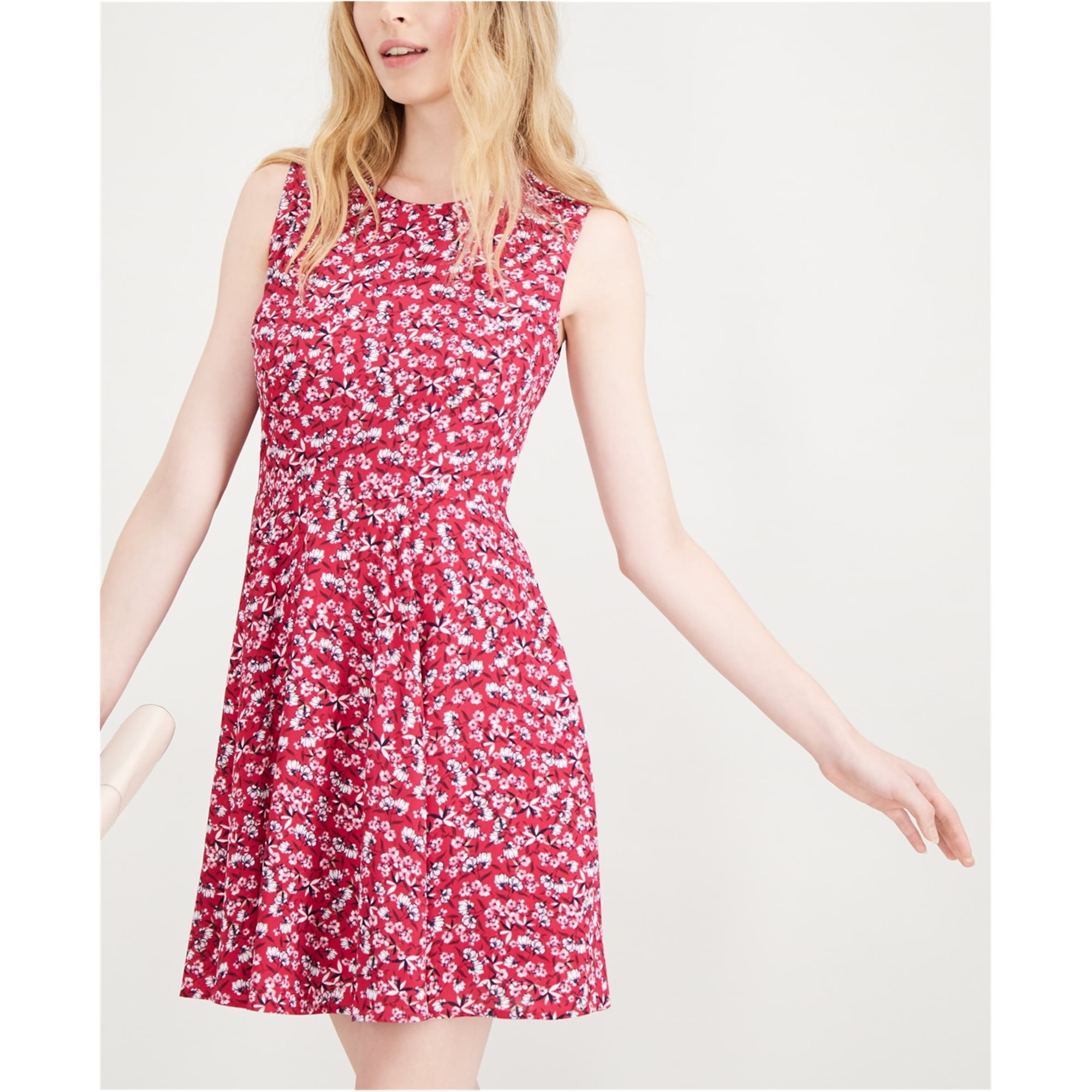 maison jules fit and flare dress