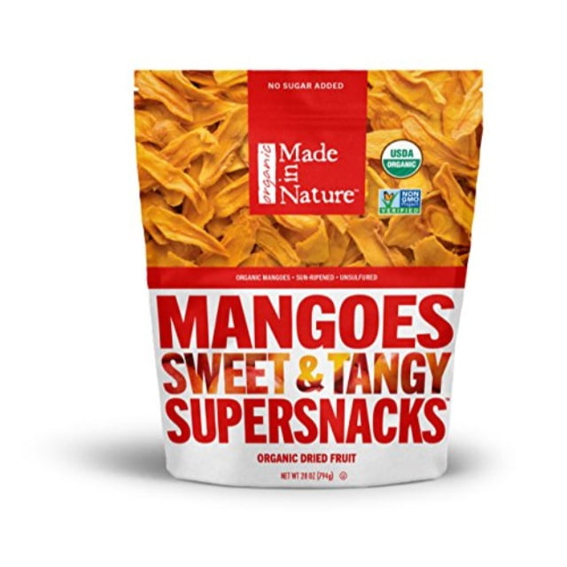 Made in Nature Organic Dried Mangoes, 28oz NonGMO Vegan Dried Fruit