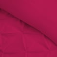 thumbnail image 4 of 100% Egyptian Cotton 3Pcs Tufted Pattern Duvet Set - Solid (Hot Pink, King/Cal-King), 4 of 5