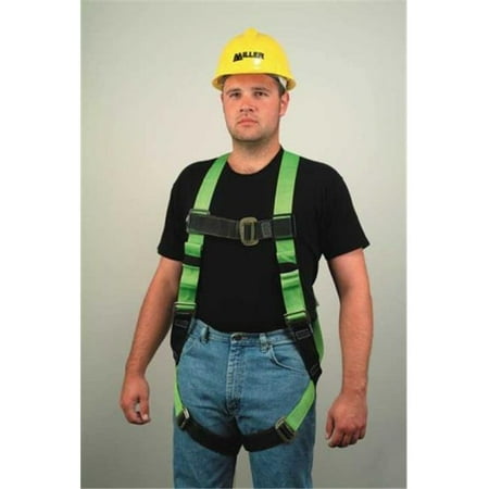 Duraflex Full Body Miller By Honeywell 493-E650-58-UGN DuraFlex 650 Series Full-Body Stretchable Harness With tongue Buckle Legs Straps & Side D-Rings ()