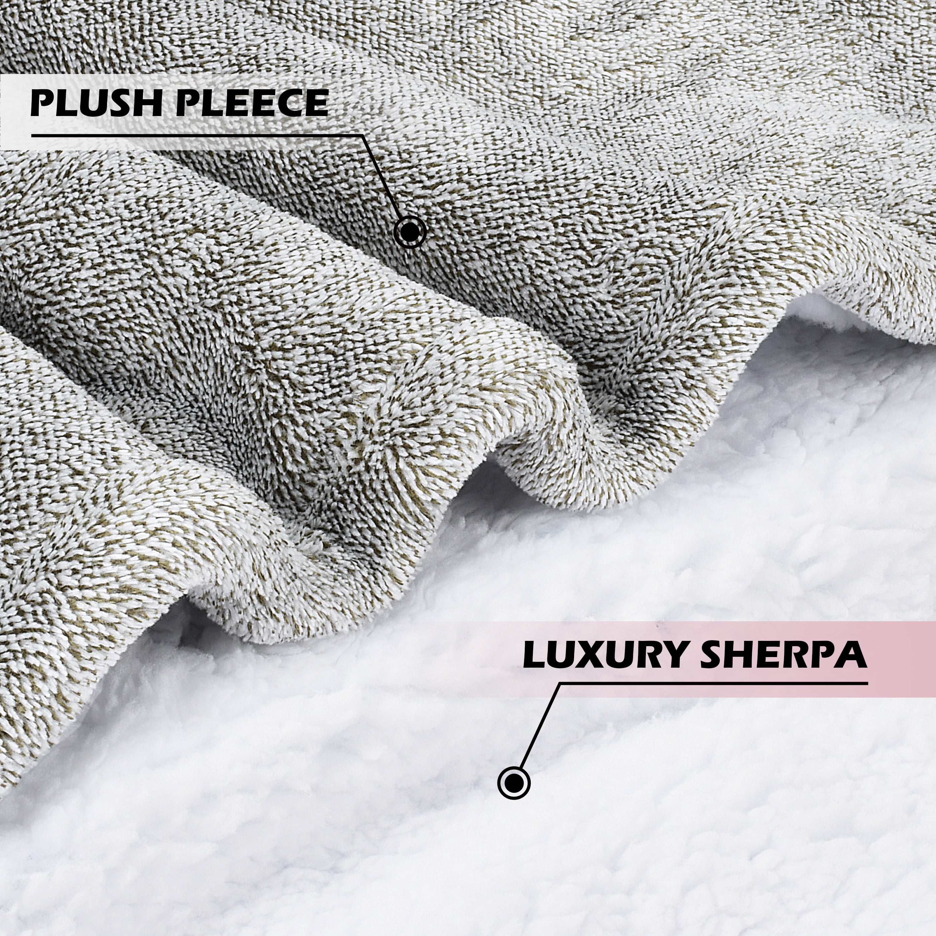 Catalonia Oversized Hoodie Blanket with Zipper, Wearable Sherpa Sweatshirt Pullover, Soft Warm Comfortable Jacket for Adults Men Women, Ash Grey