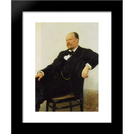 Portrait of the composer Anatoly Konstantinovich Lyadov 20x24 Framed Art Prin...