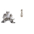 thumbnail image 1 of Escultura Moderna De Búhos Para Amantes De La Mesa, Adorno Artístico De Animal Para Sala De Estar, Oficina, Estantería, Decoración De Aniversario, Regalo, 1 of 8