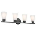 thumbnail image 5 of 55122BK Kichler Lighting Stamos - 4 Light Bath Vanity In Soft Modern Style-8 Inches Tall-Black Finish, 5 of 5